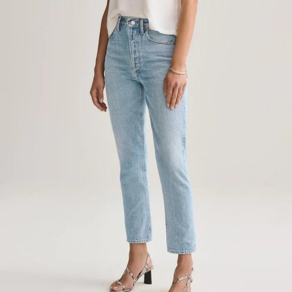 Agolde Denim - Agolde Riley High Rise Straight Crop